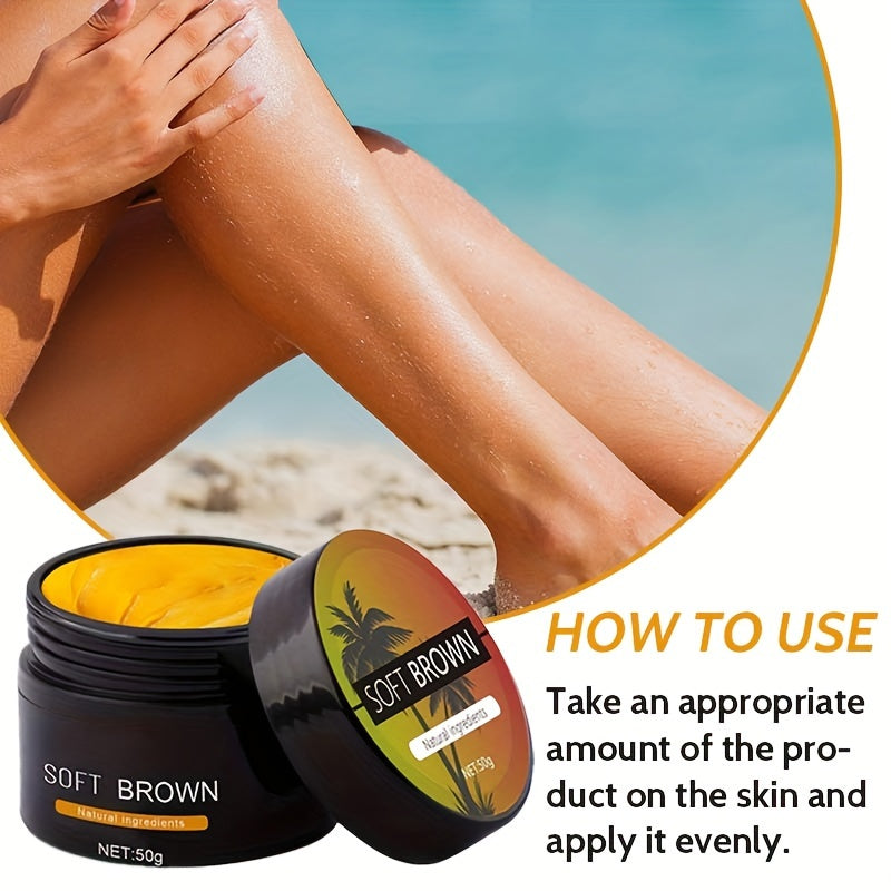 Soft Brown Sun Cream, 50g | Bronze Glow