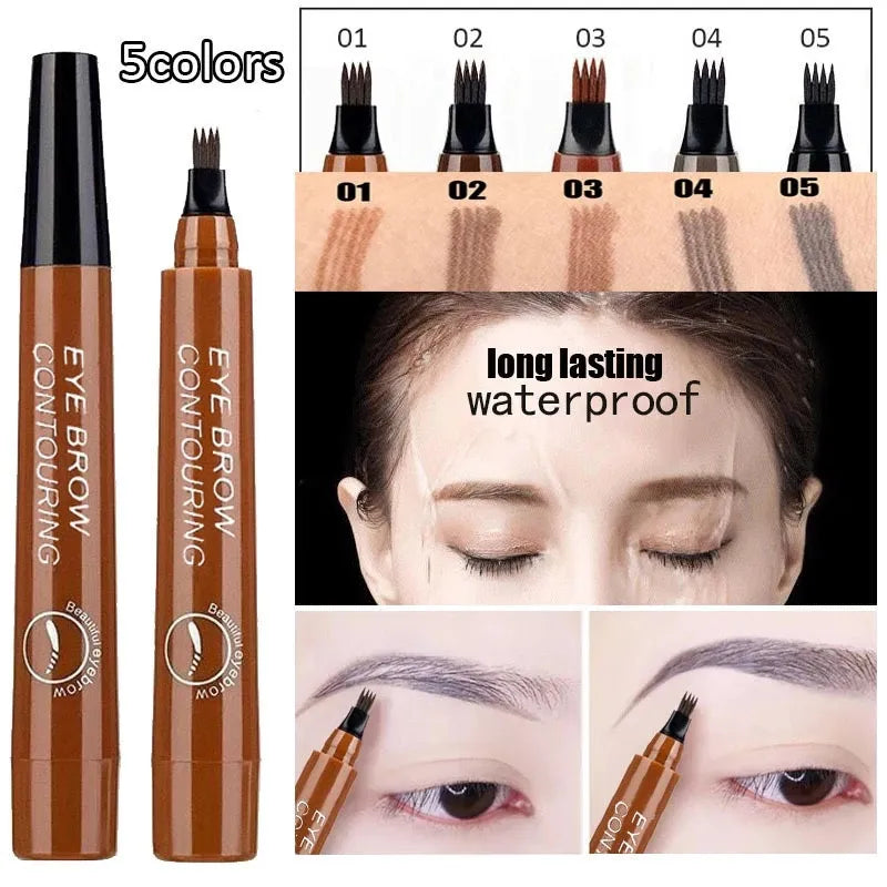 4 Point Liquid Eyebrow Pencil | 5 waterproof colors