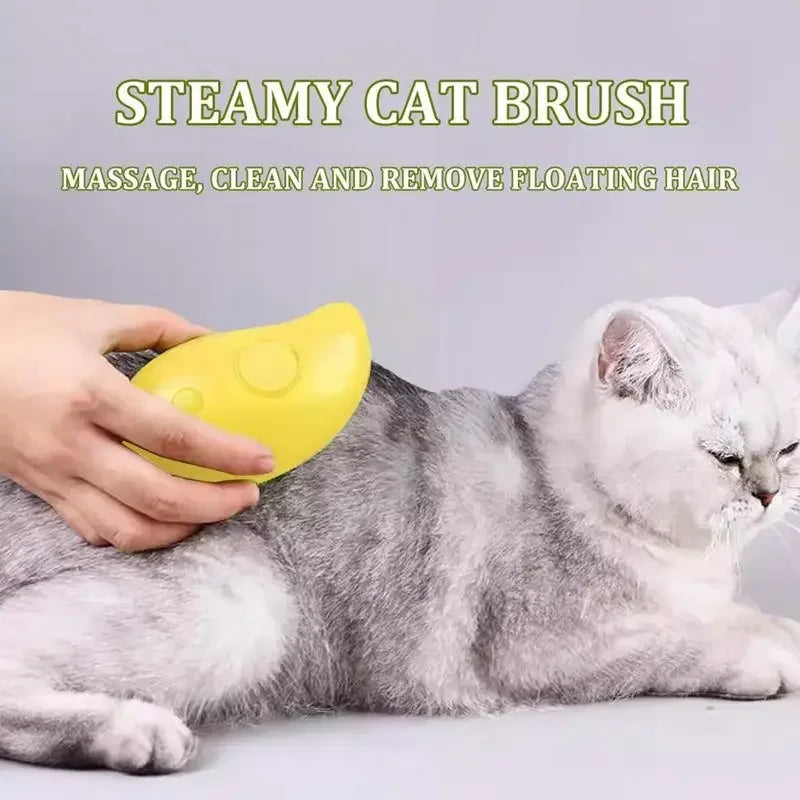 Cat | Dog Steamy Brush Electric for Massage